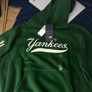 Ralph Lauren x mlb collab Green Yankees Hoodie
